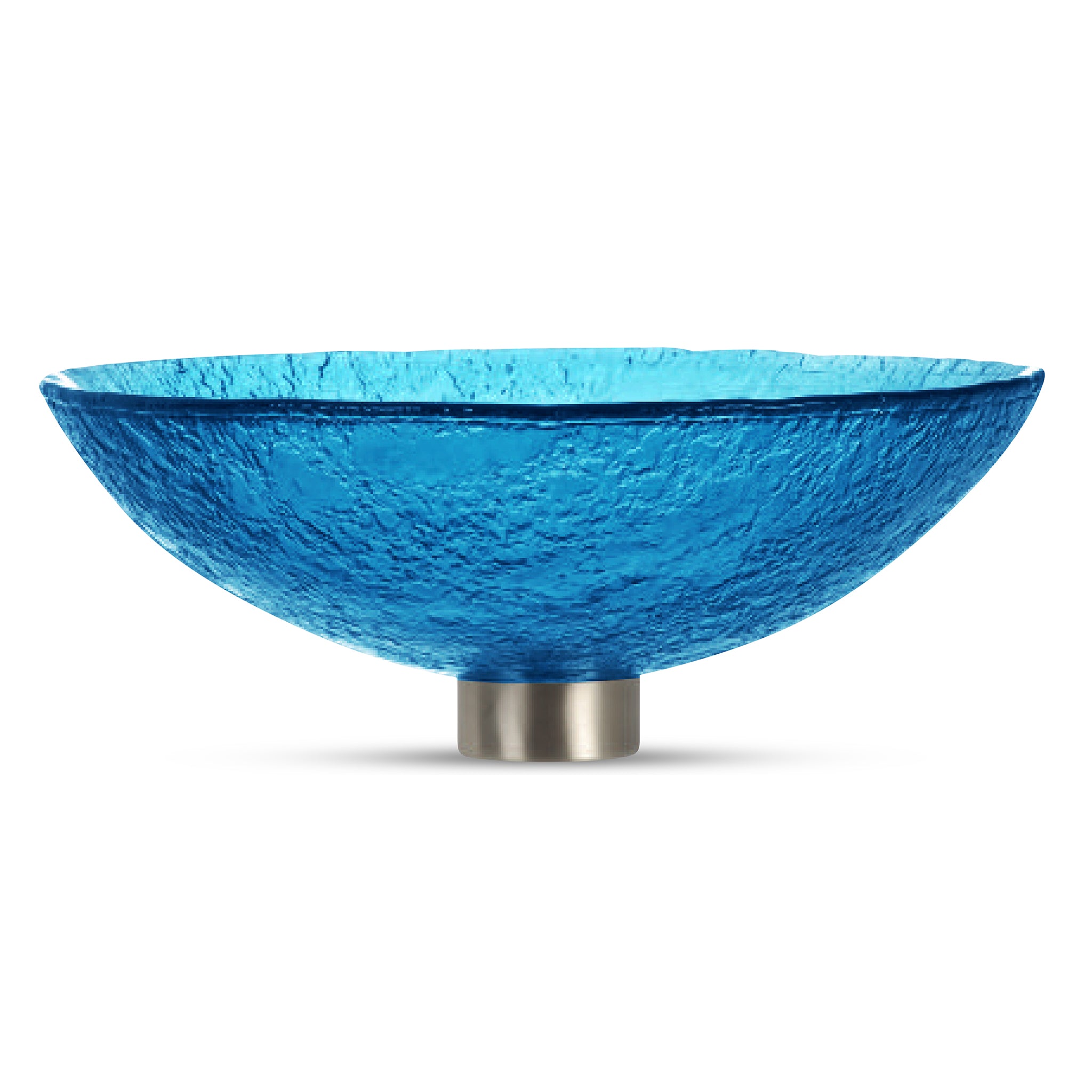 LAS02 Glass Round Vessel Sink Bathroom