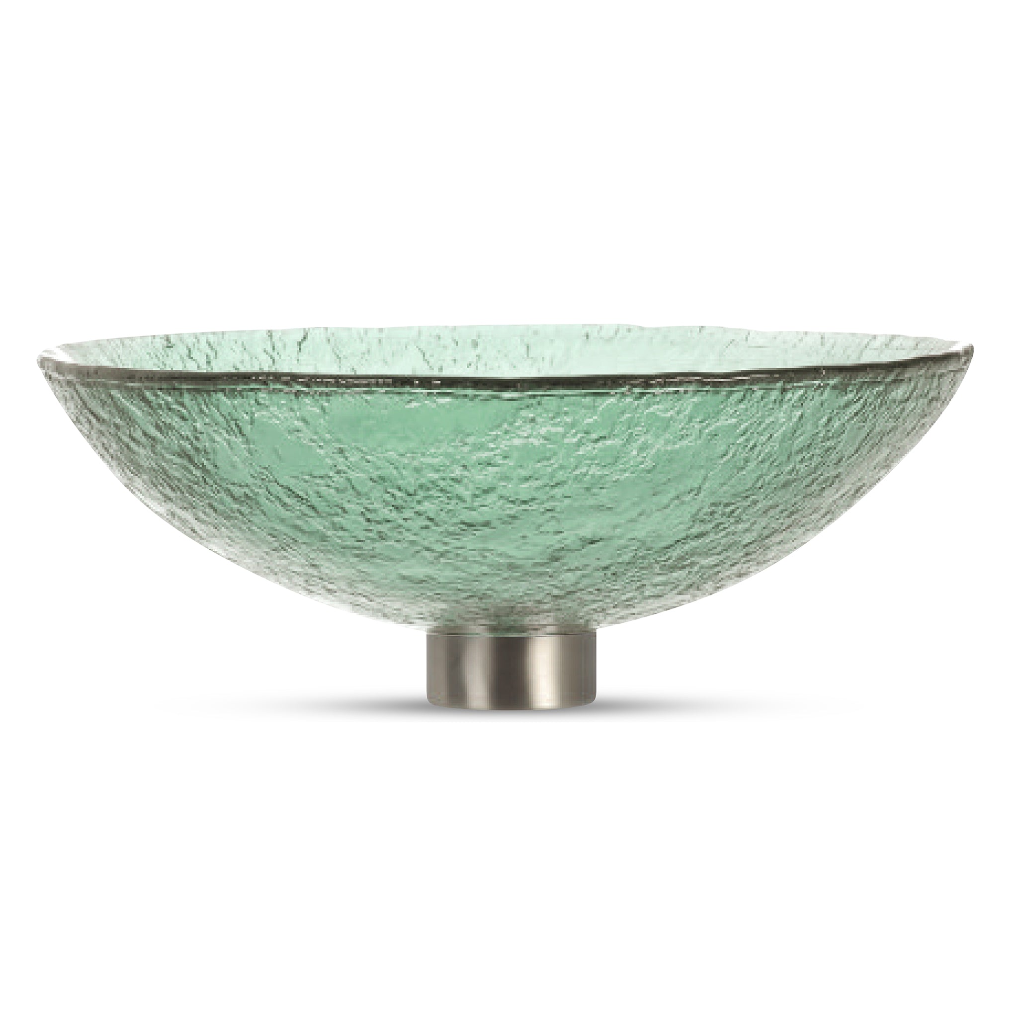 LAS02 Glass Round Vessel Sink Bathroom