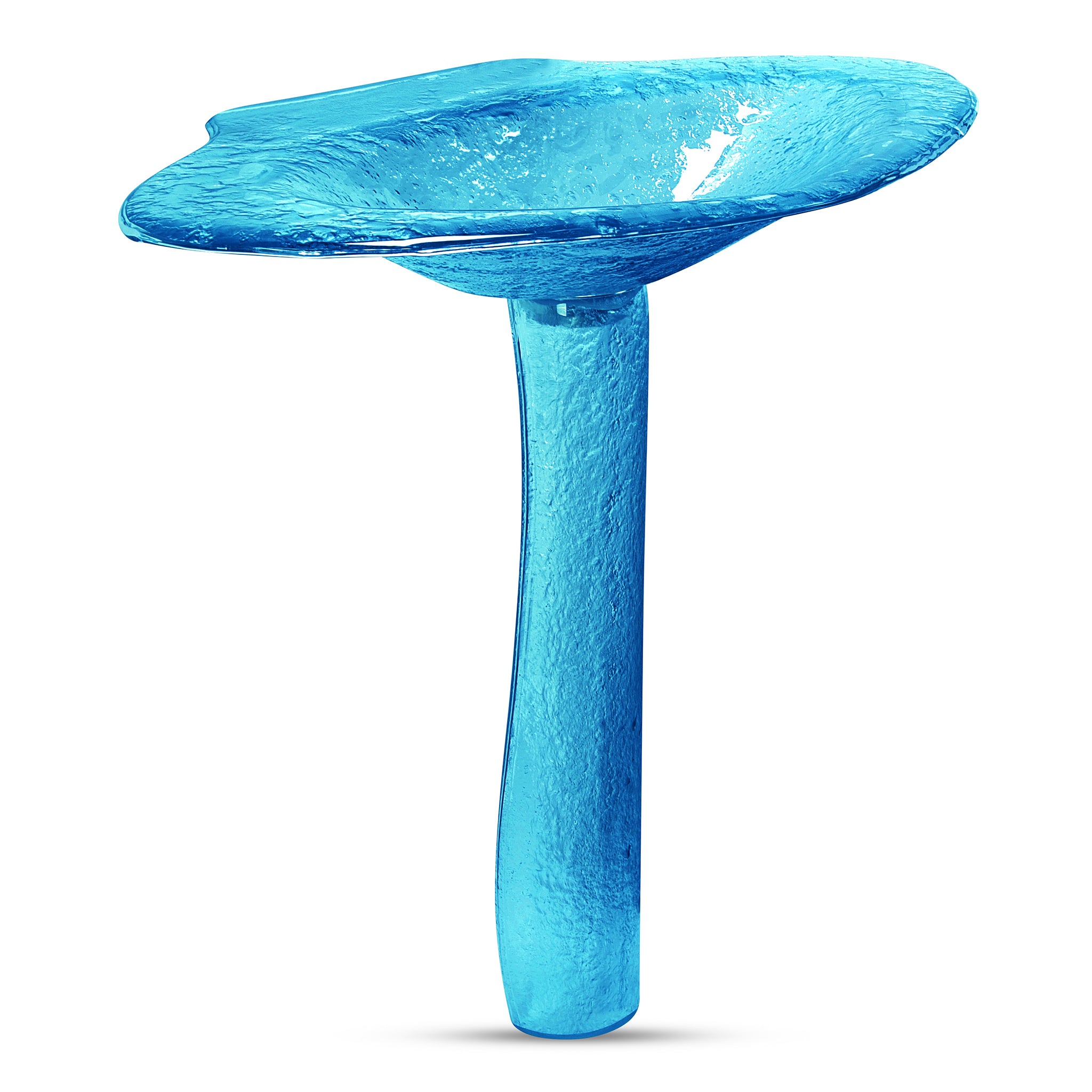 LAS610 3/4’’ (18mm) Thick Large Shaped Basin on Shaped Pedestal