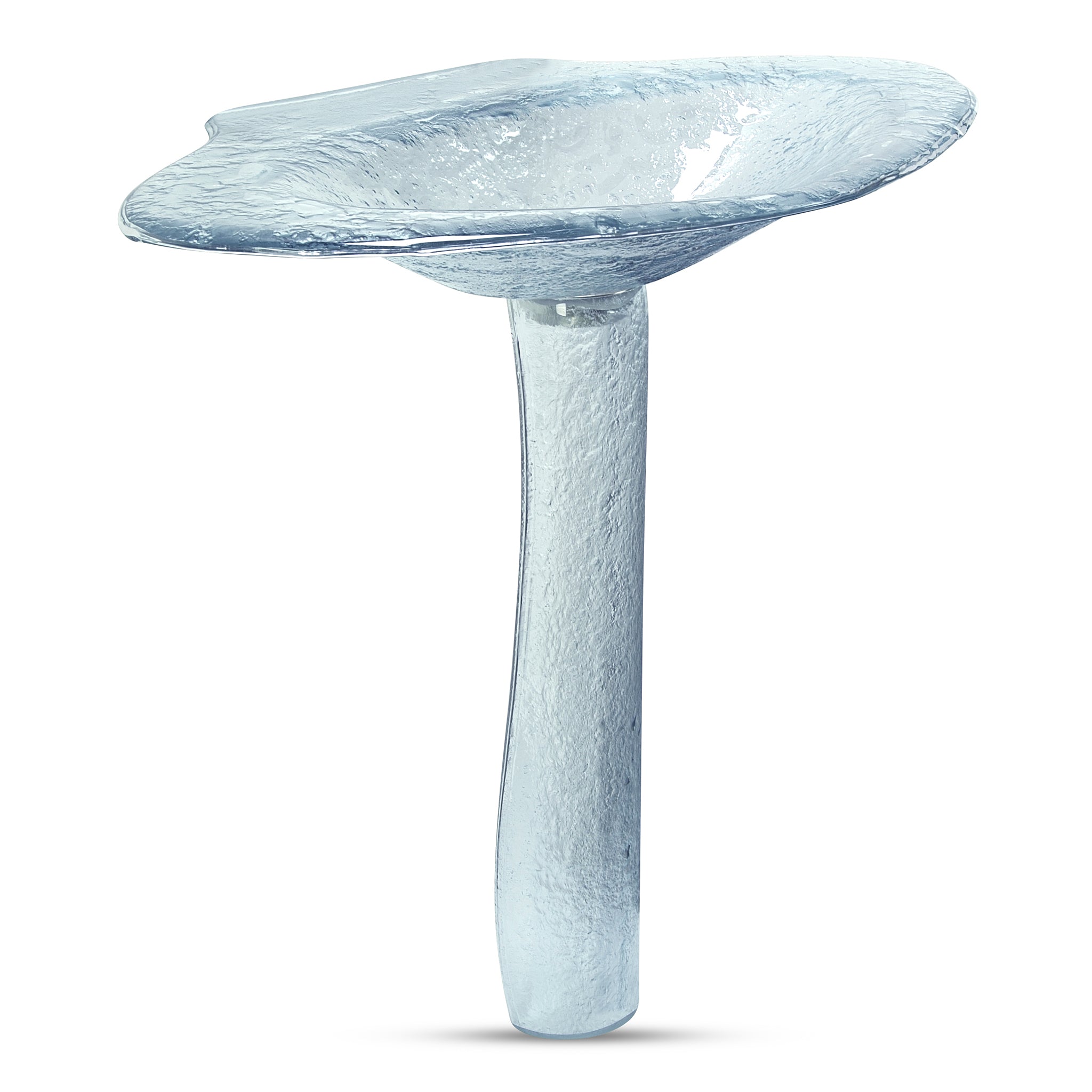 LAS610 3/4’’ (18mm) Thick Large Shaped Basin on Shaped Pedestal