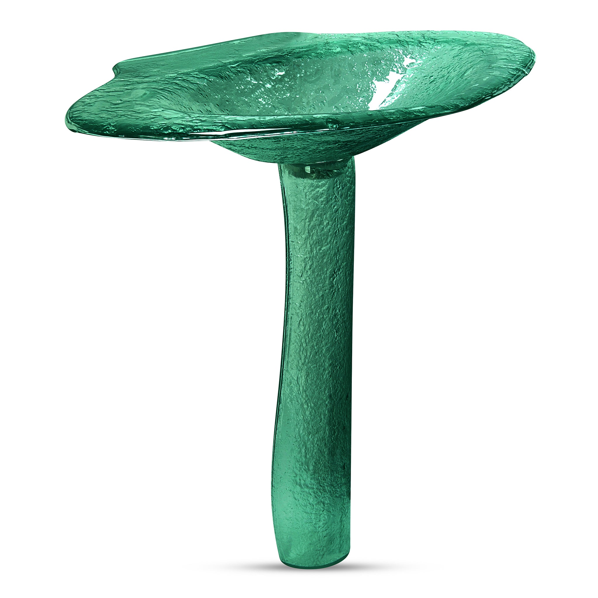 LAS610 3/4’’ (18mm) Thick Large Shaped Basin on Shaped Pedestal