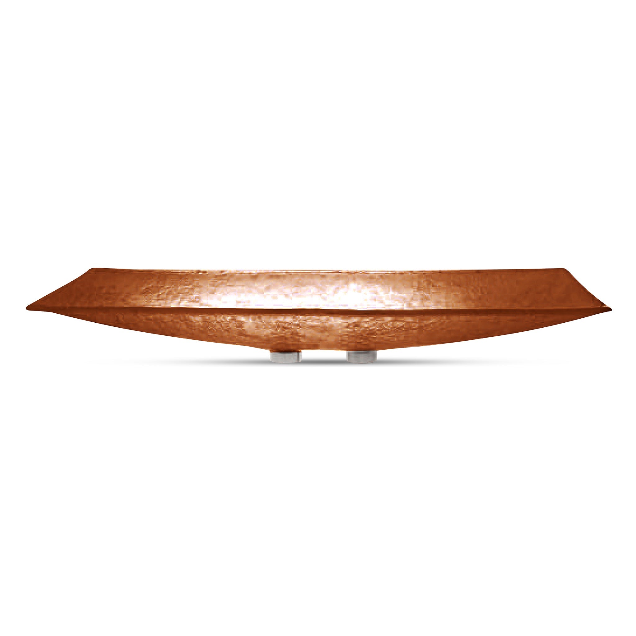 LAS075 Elongated Duo Rectangular Vessel Sink - Premium Twin Basin VERRE GALLERY by Renaissance Glassworks Inc