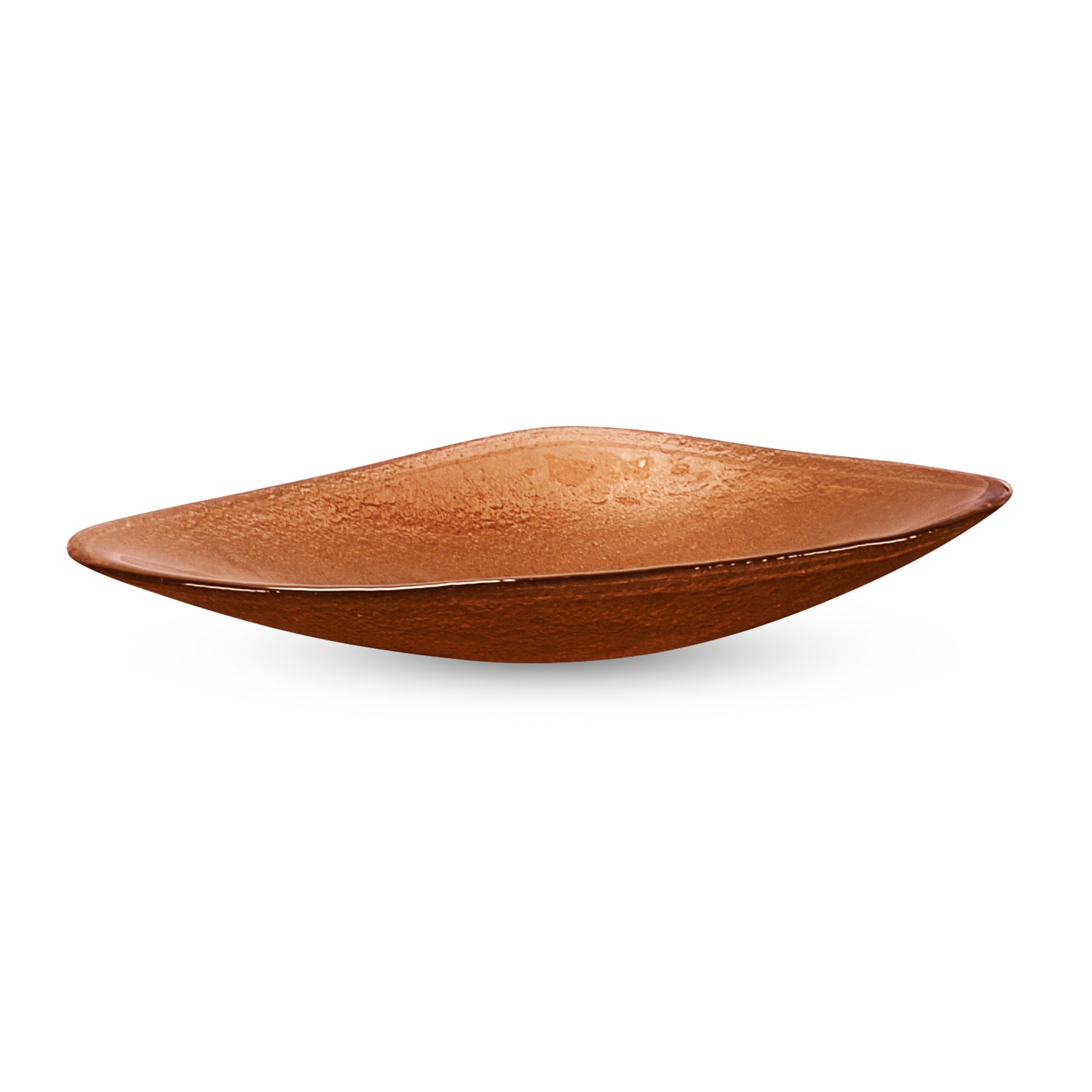 LAS08 Glass Triangular Vessel Sink - Premium Handcrafted Basin VERRE GALLERY by Renaissance Glassworks Inc