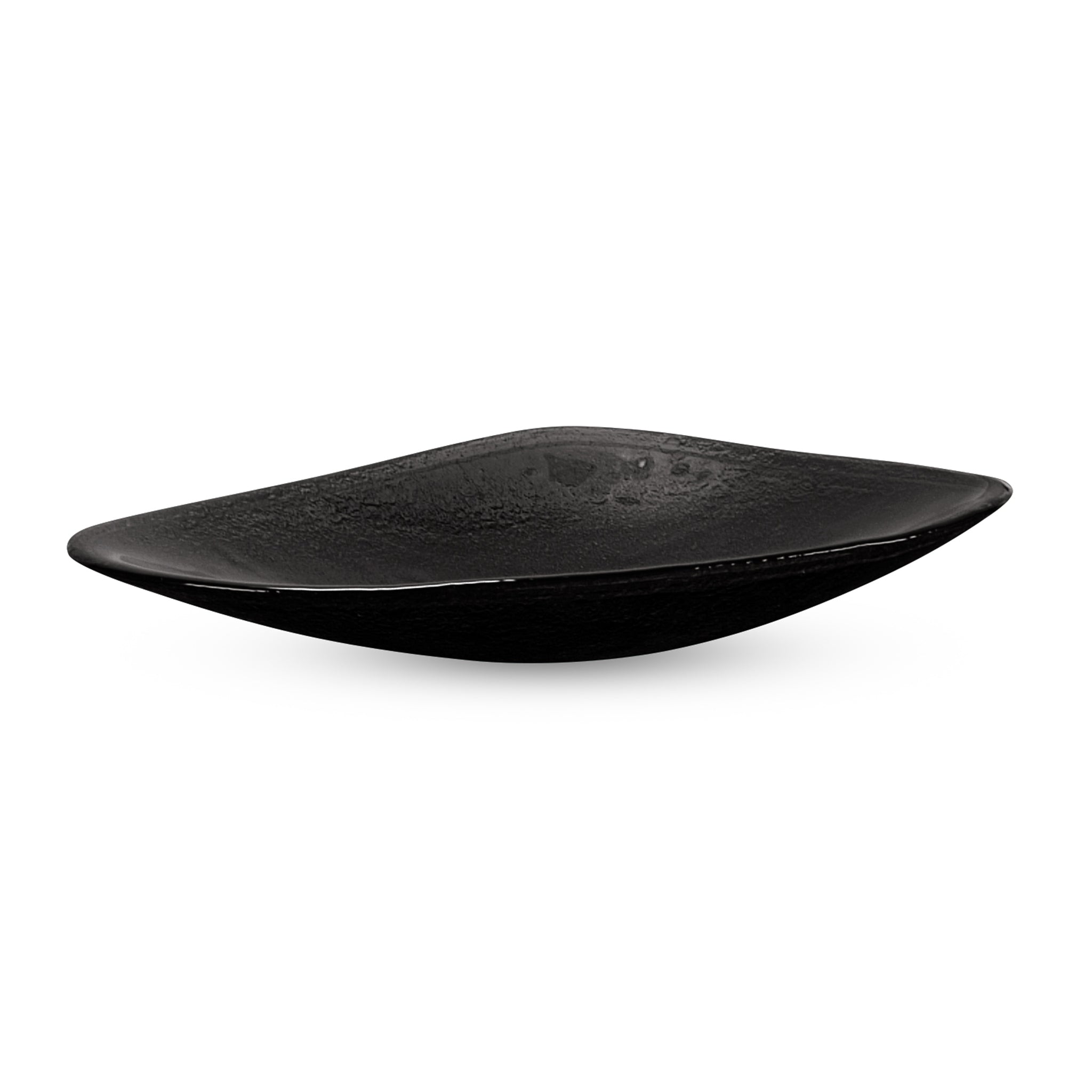 LAS08 Glass Triangular Vessel Sink - Premium Handcrafted Basin VERRE GALLERY by Renaissance Glassworks Inc