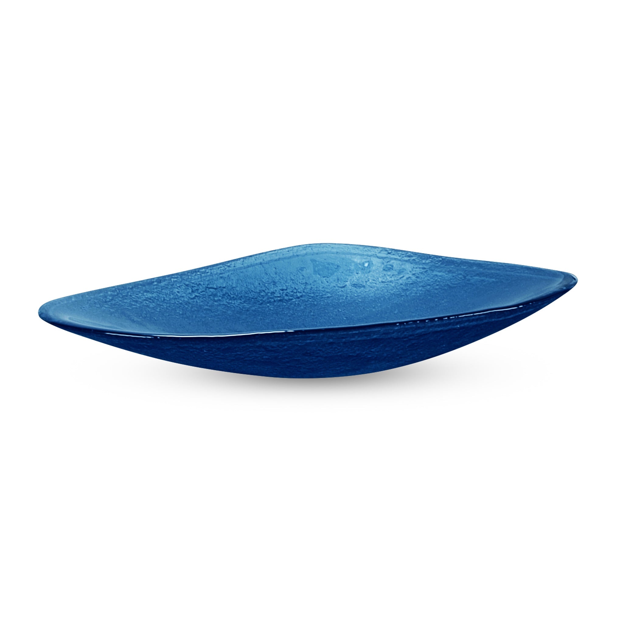 LAS08 Glass Triangular Vessel Sink - Premium Handcrafted Basin VERRE GALLERY by Renaissance Glassworks Inc