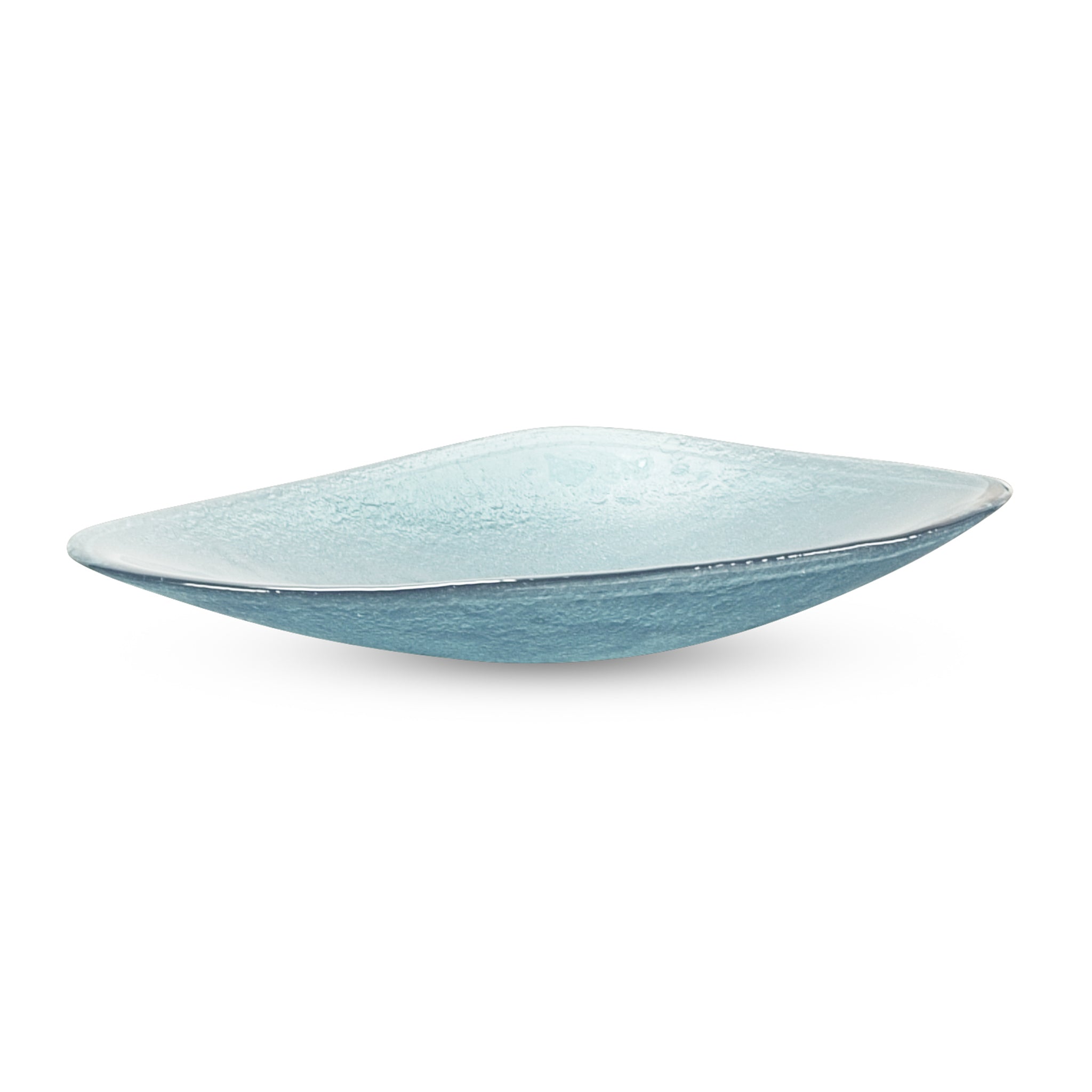 LAS08 Glass Triangular Vessel Sink Bathroom