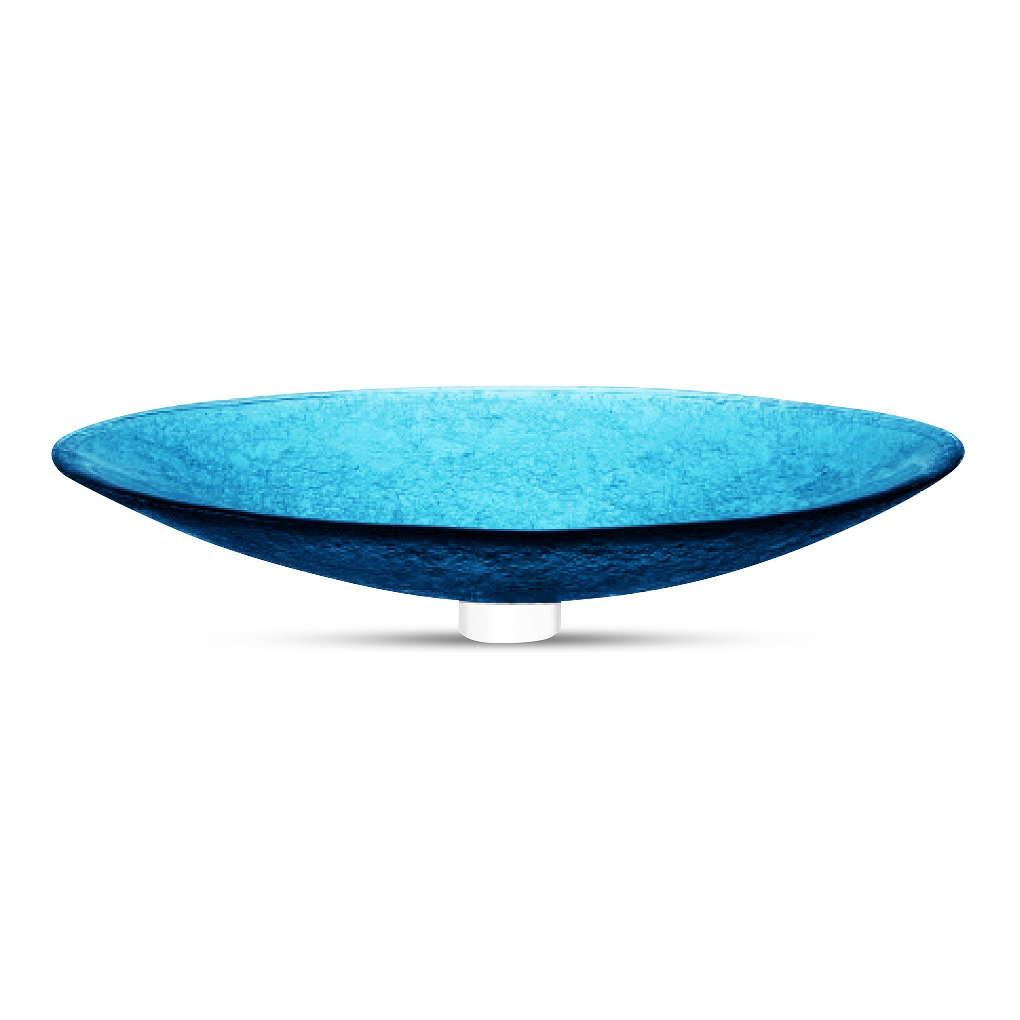 LAS09 Glass Large Oval Vessel Sink Bathroom