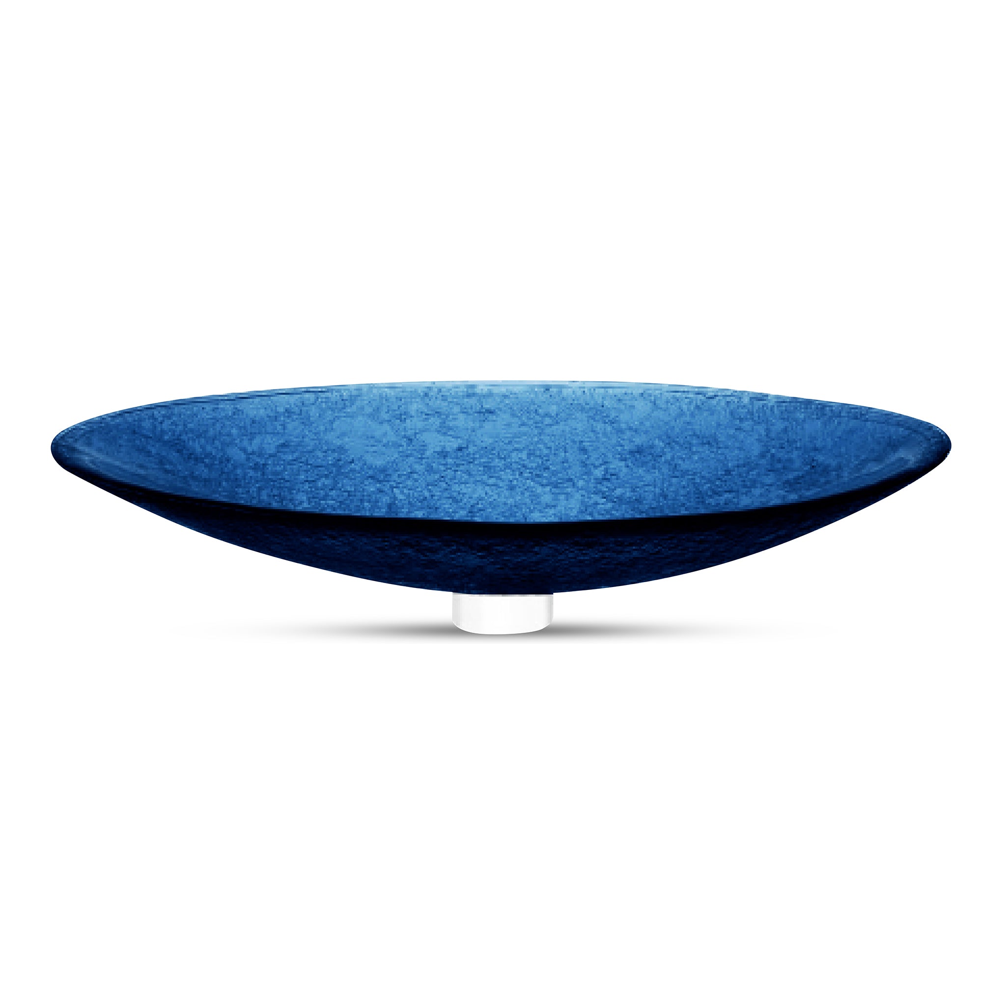 LAS09 Glass Large Oval Vessel Sink Bathroom