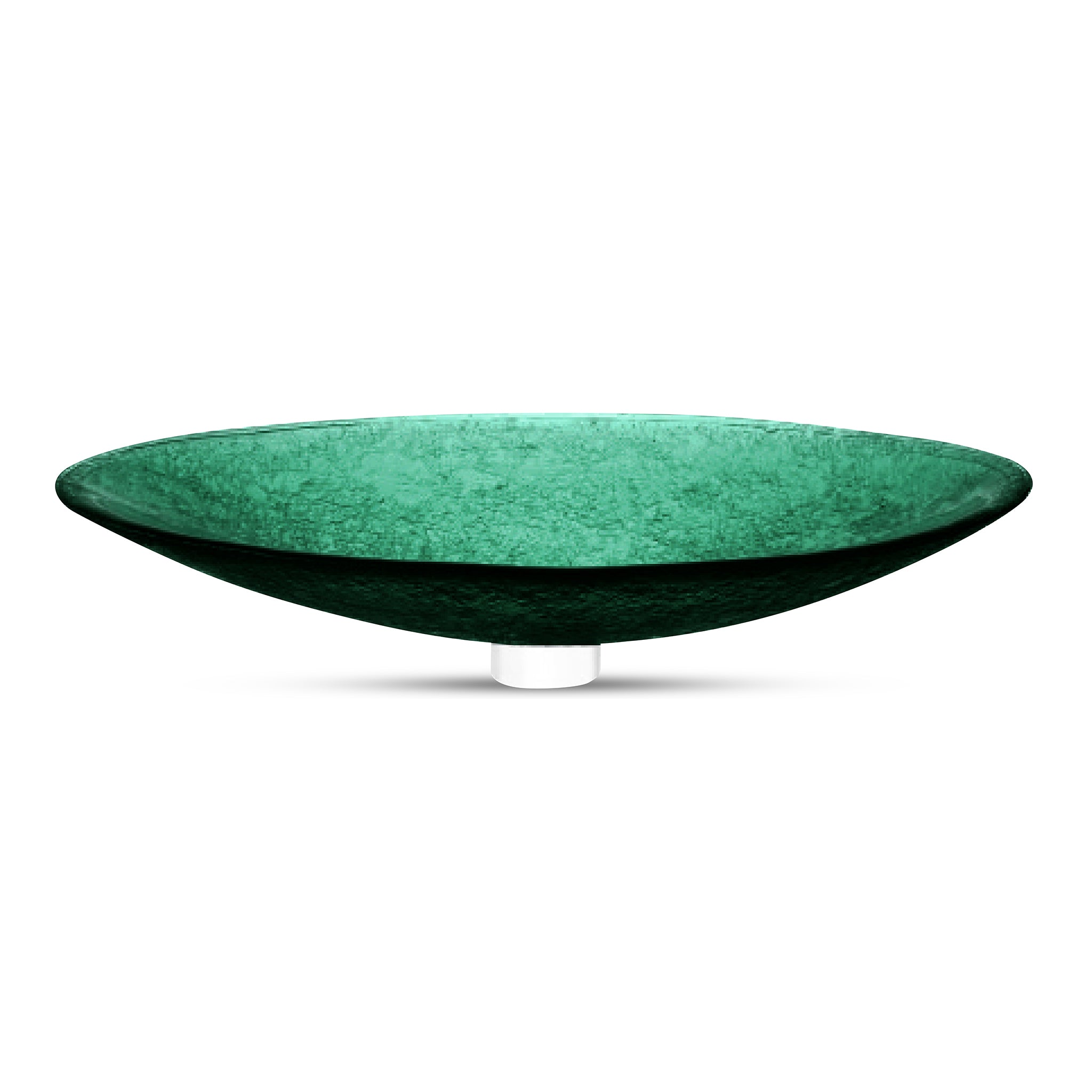 LAS09 Glass Large Oval Vessel Sink Bathroom