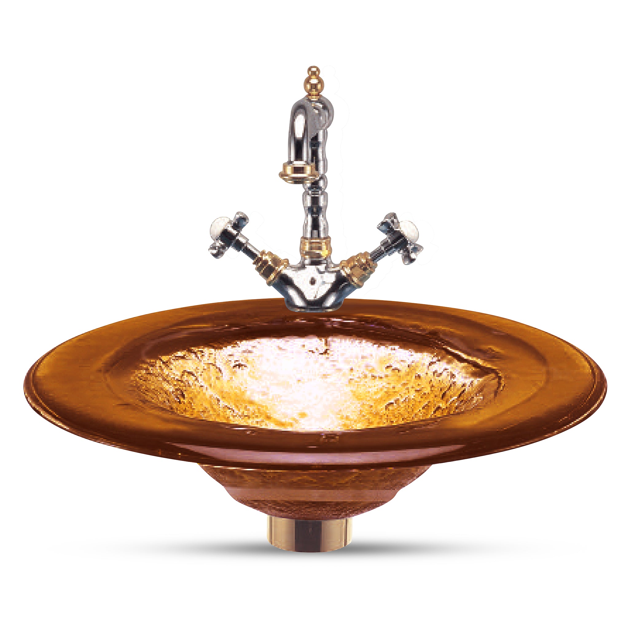 LAS110 3/4’’ (18mm) Thick Round – Drop-In Basin with Round Sink