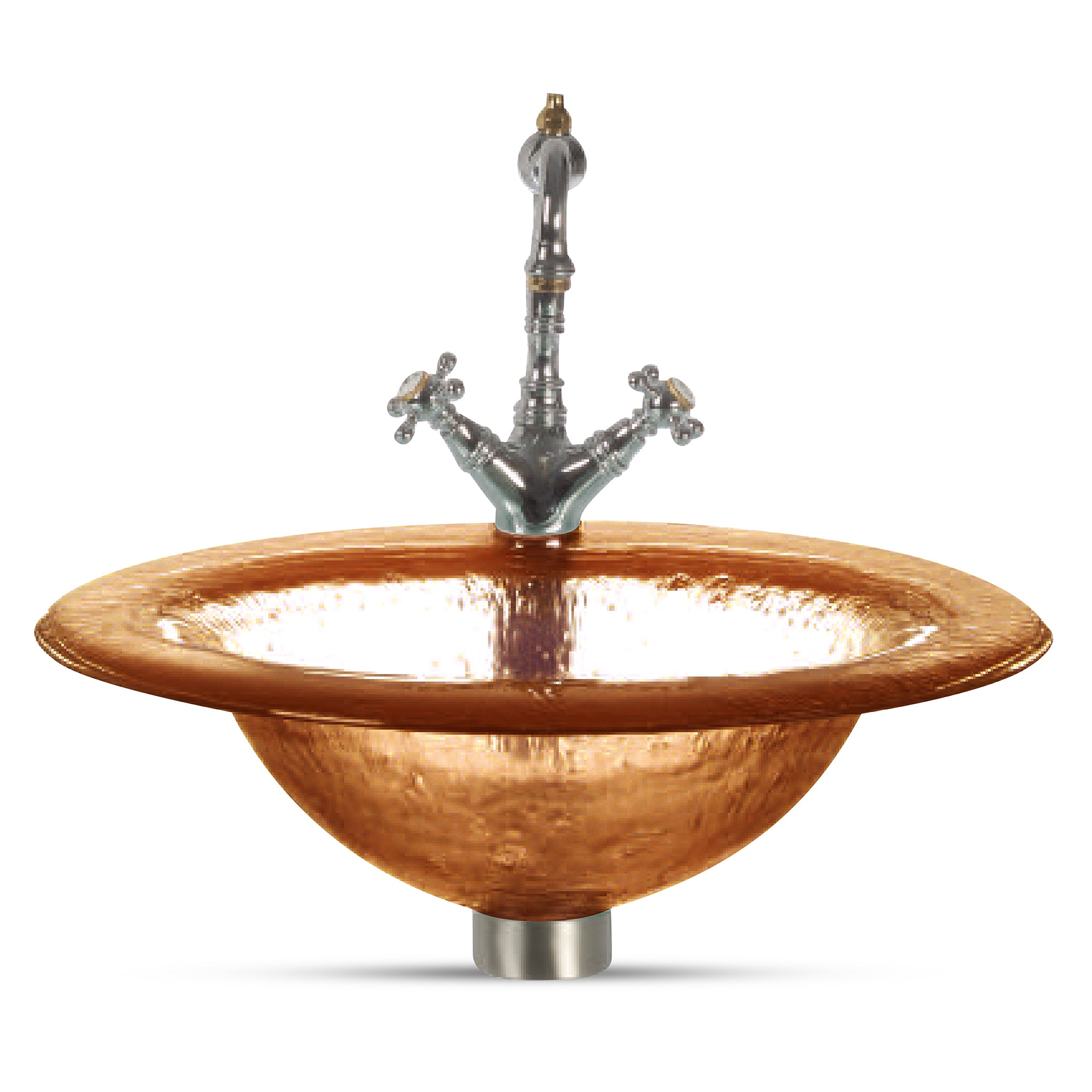 LAS112 3/4’’ (18mm) Thick Round – Drop-In Basin with Oval Sink