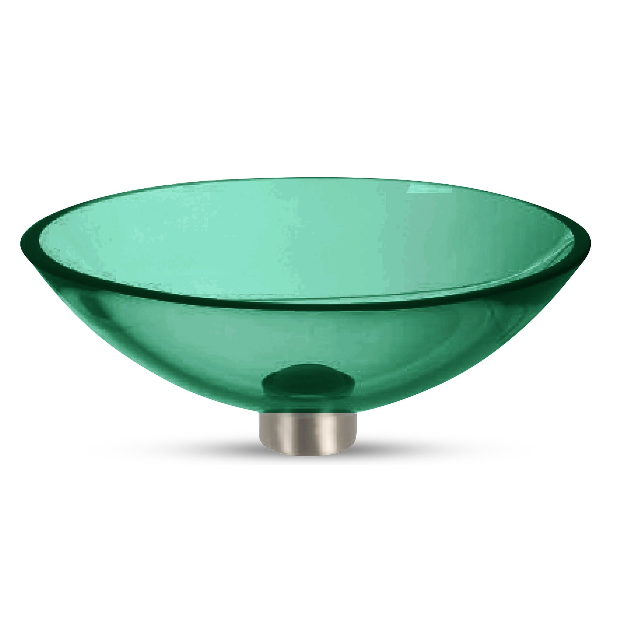 LAT111 Ultra Translucent Glass Oval Wash Basin - Premium Handcrafted VERRE GALLERY by Renaissance Glassworks Inc
