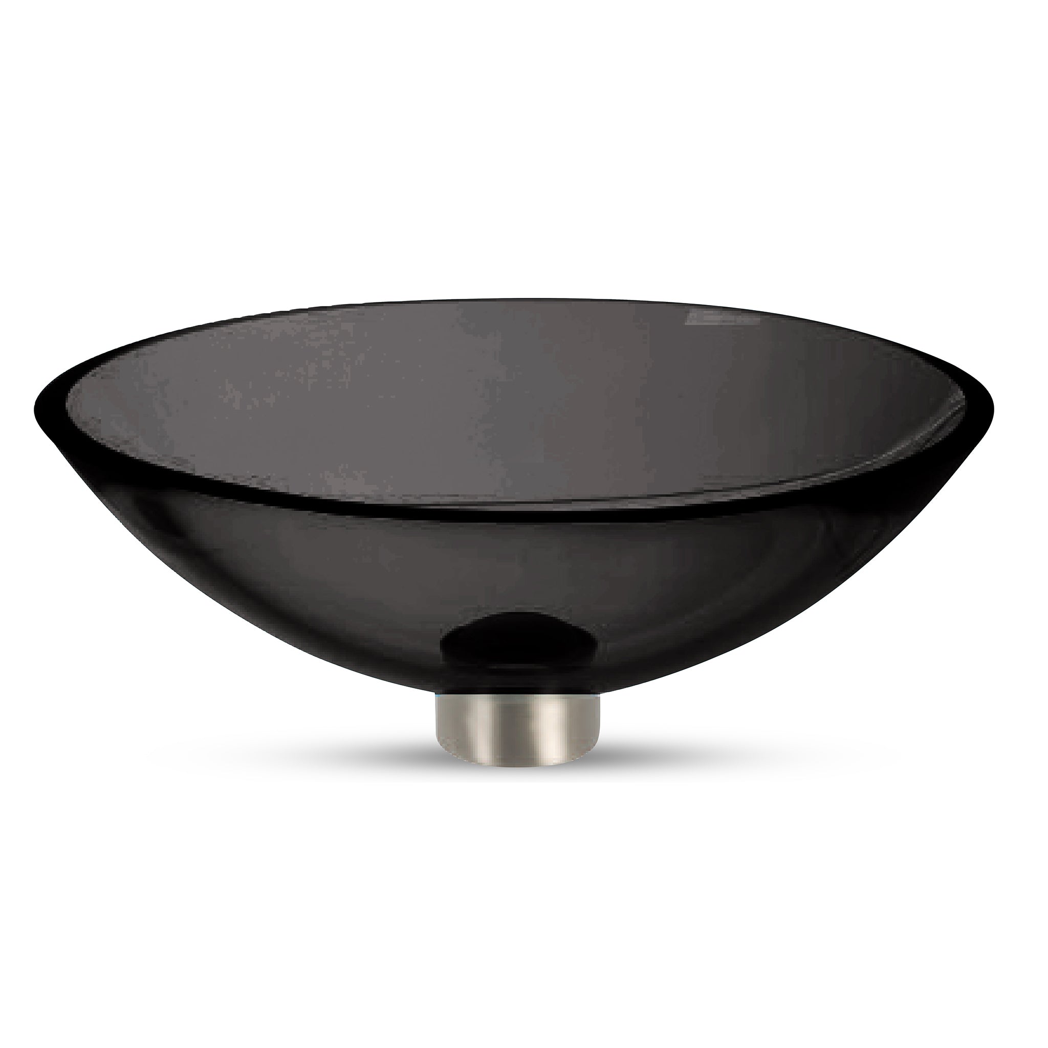 LAT111 Ultra Translucent Glass Oval Wash Basin - Premium Handcrafted VERRE GALLERY by Renaissance Glassworks Inc