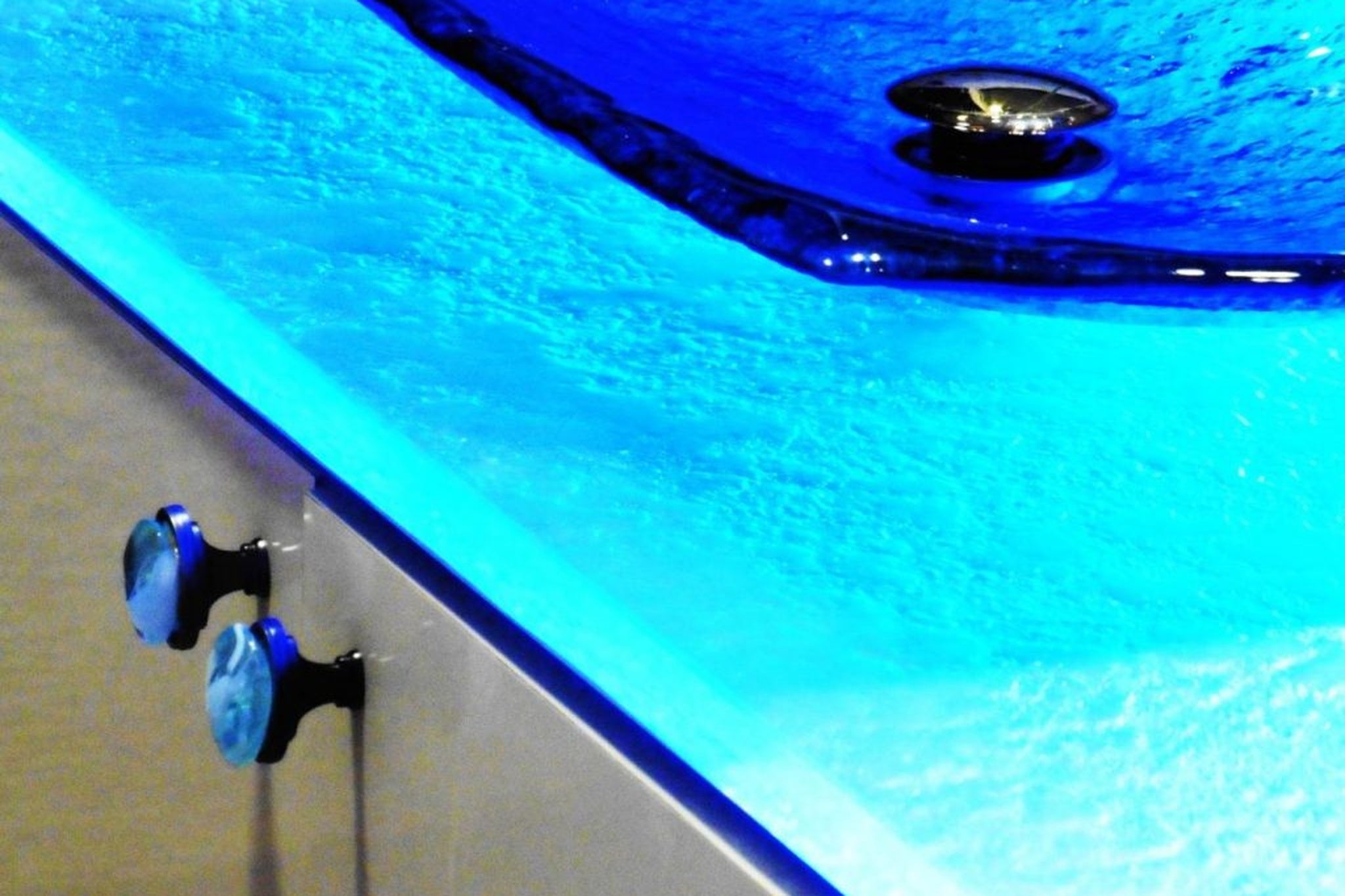 LAS072 Glass Rectangular Vessel Sink - Premium Handcrafted Basin VERRE GALLERY by Renaissance Glassworks Inc