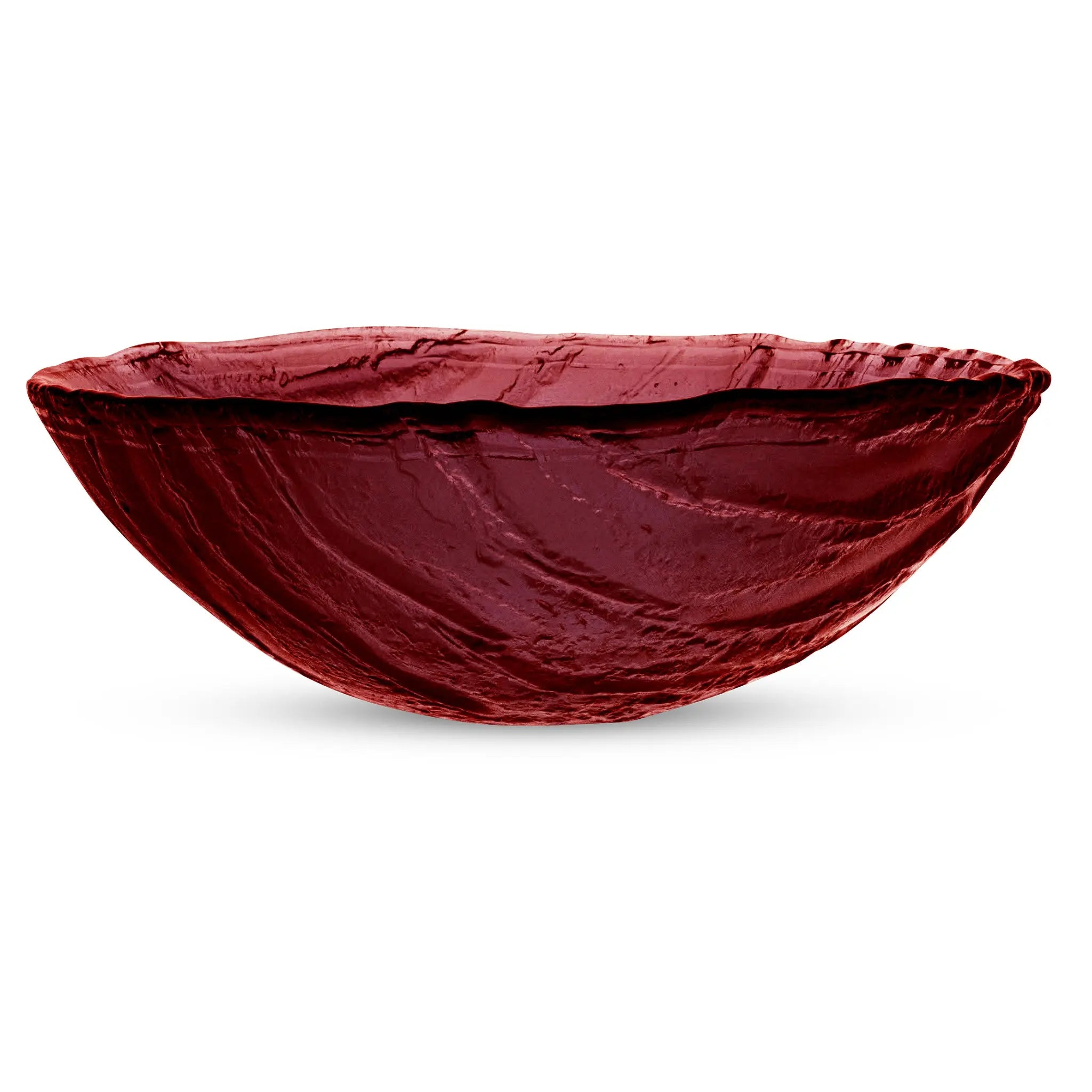 LAS03 Glass Round Vessel Sink - Premium Handcrafted Basin VERRE GALLERY by Renaissance Glassworks Inc