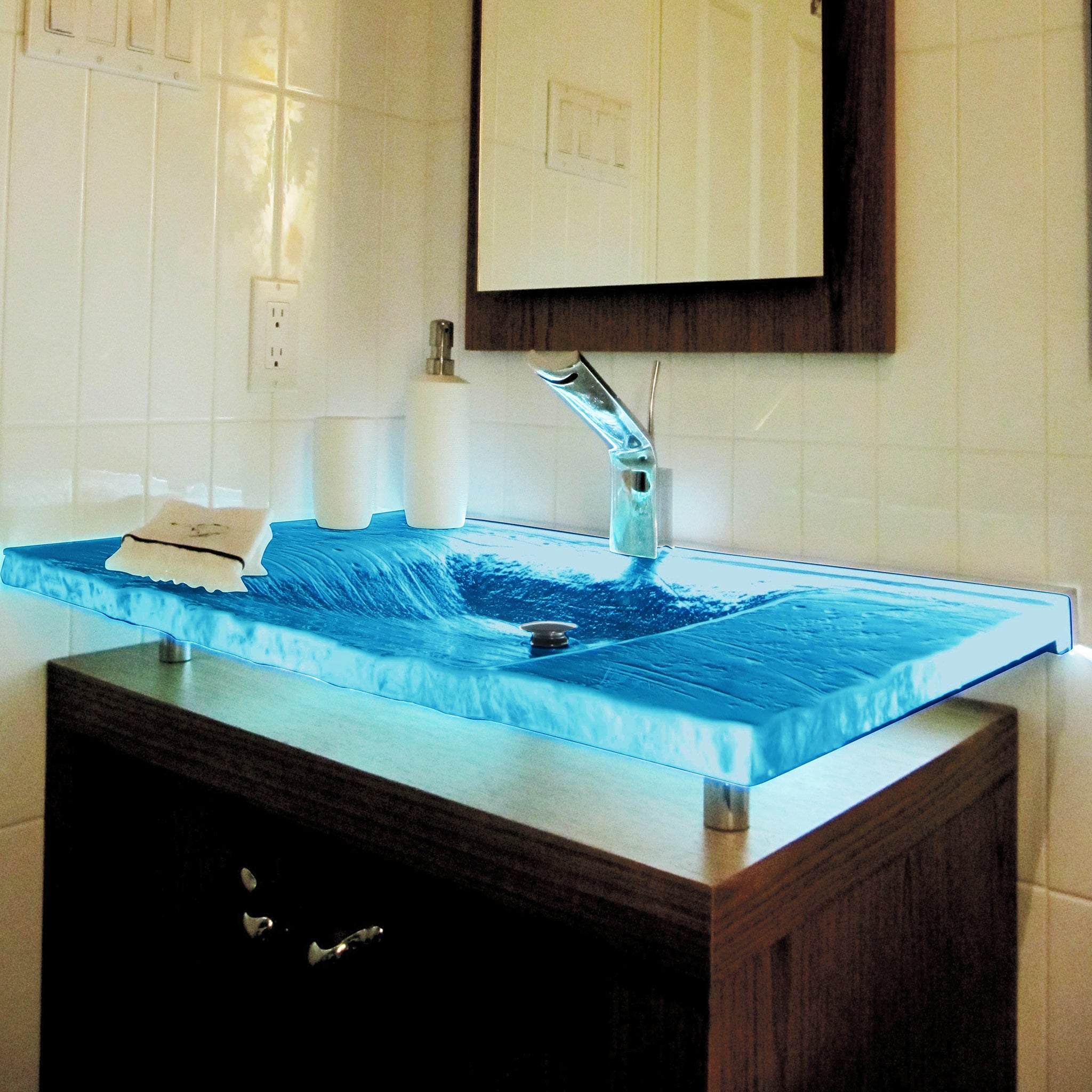 LAS073 “La Michelle“ Deco Rectangular Wash Basin