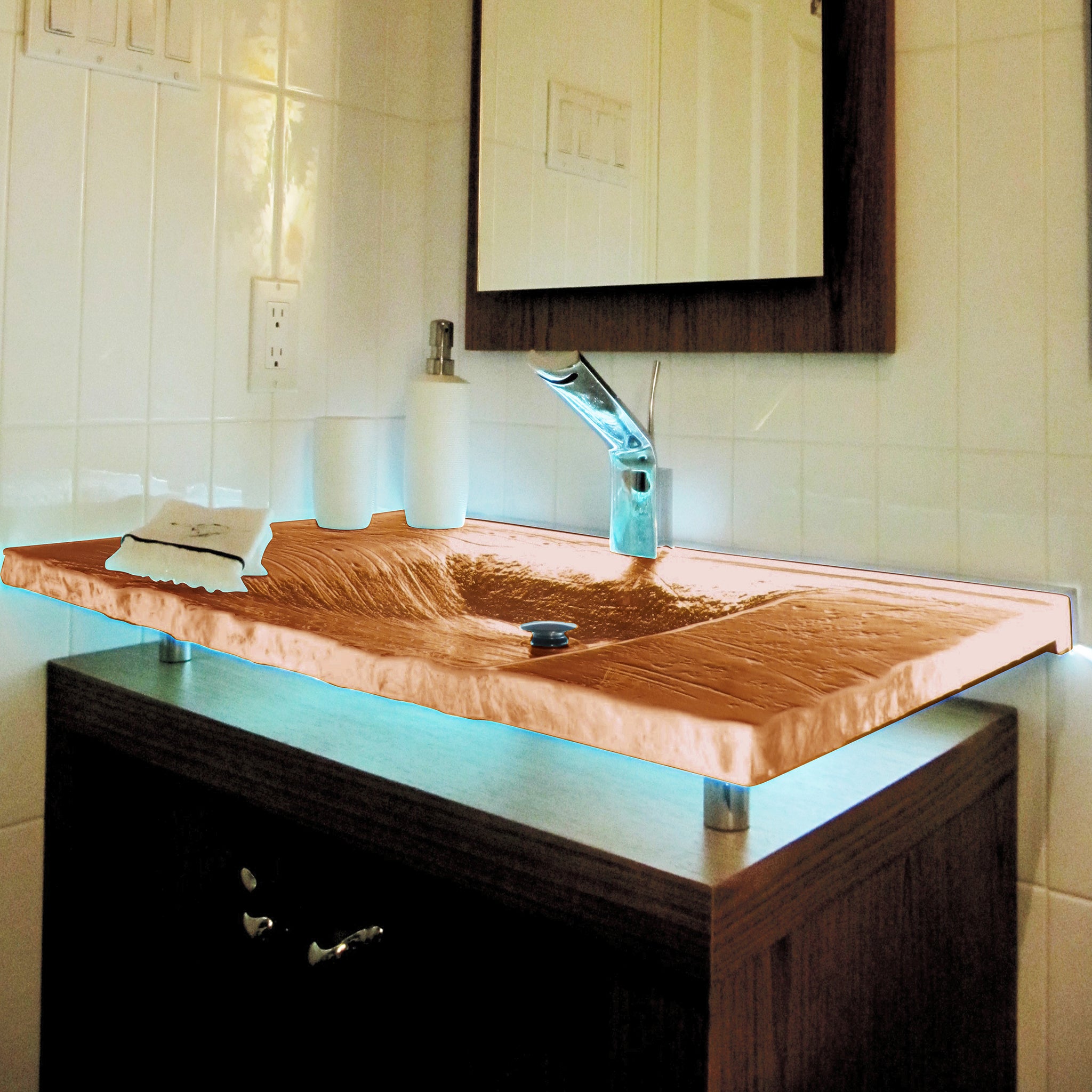 LAS073 “La Michelle“ Deco Rectangular Wash Basin