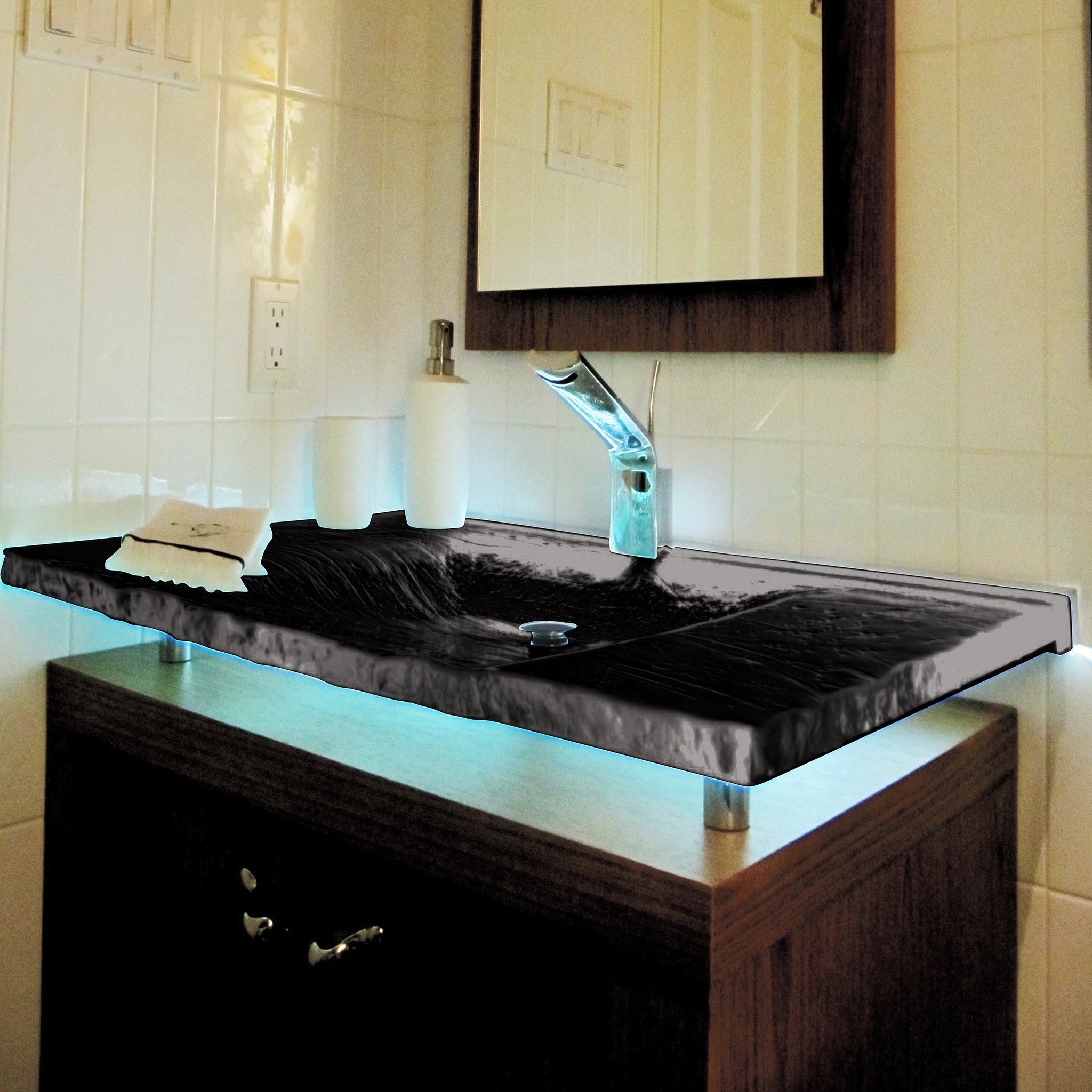 LAS073 “La Michelle“ Deco Rectangular Wash Basin