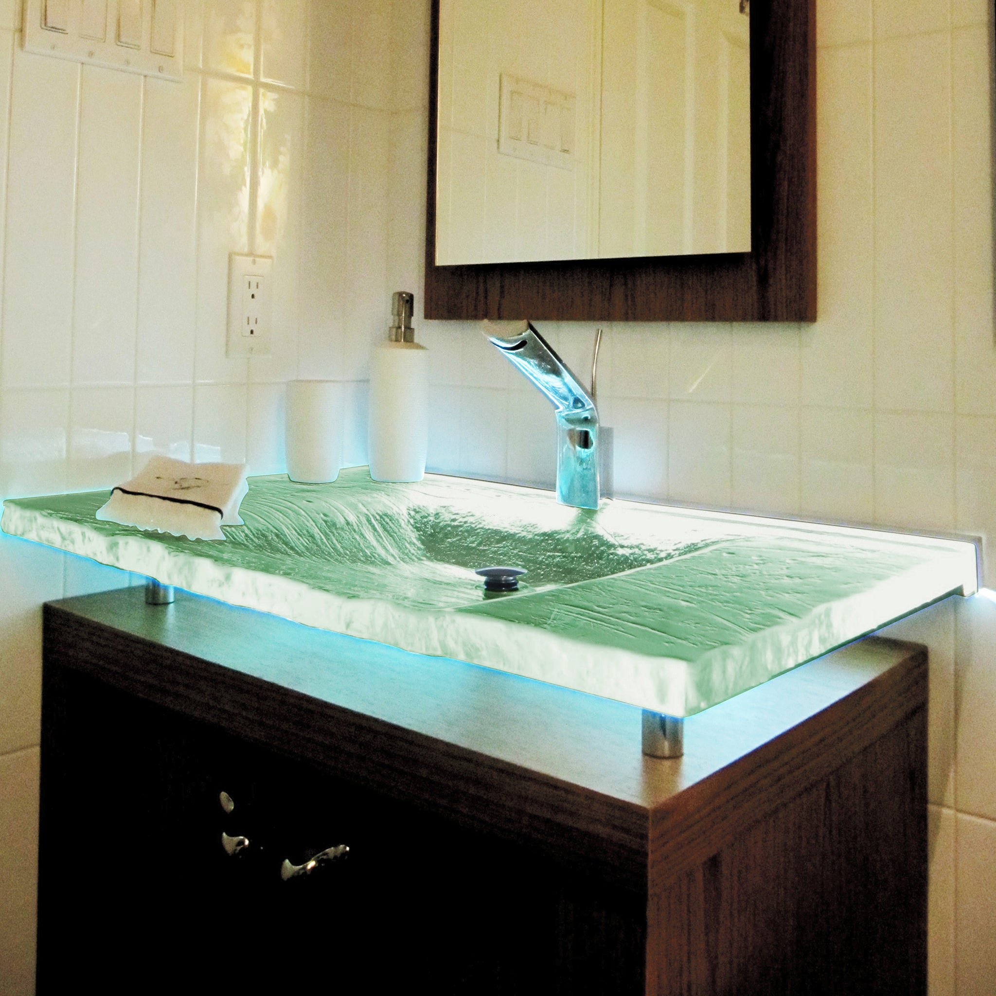 LAS073 “La Michelle“ Deco Rectangular Wash Basin