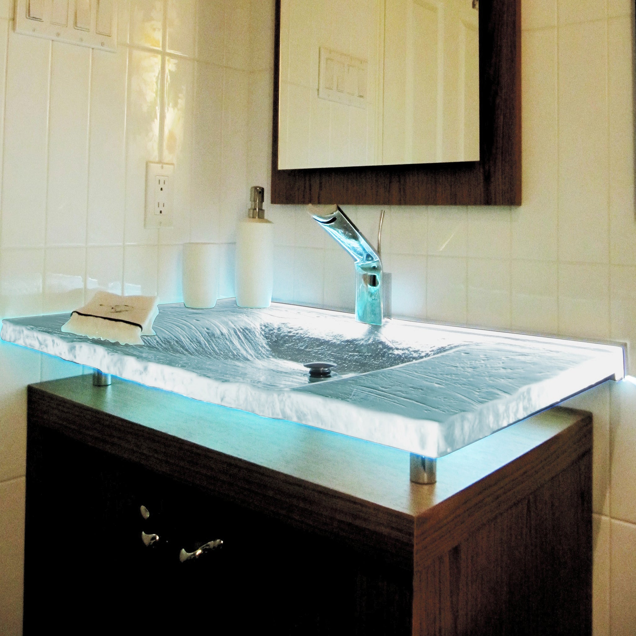 LAS073 “La Michelle“ Deco Rectangular Wash Basin