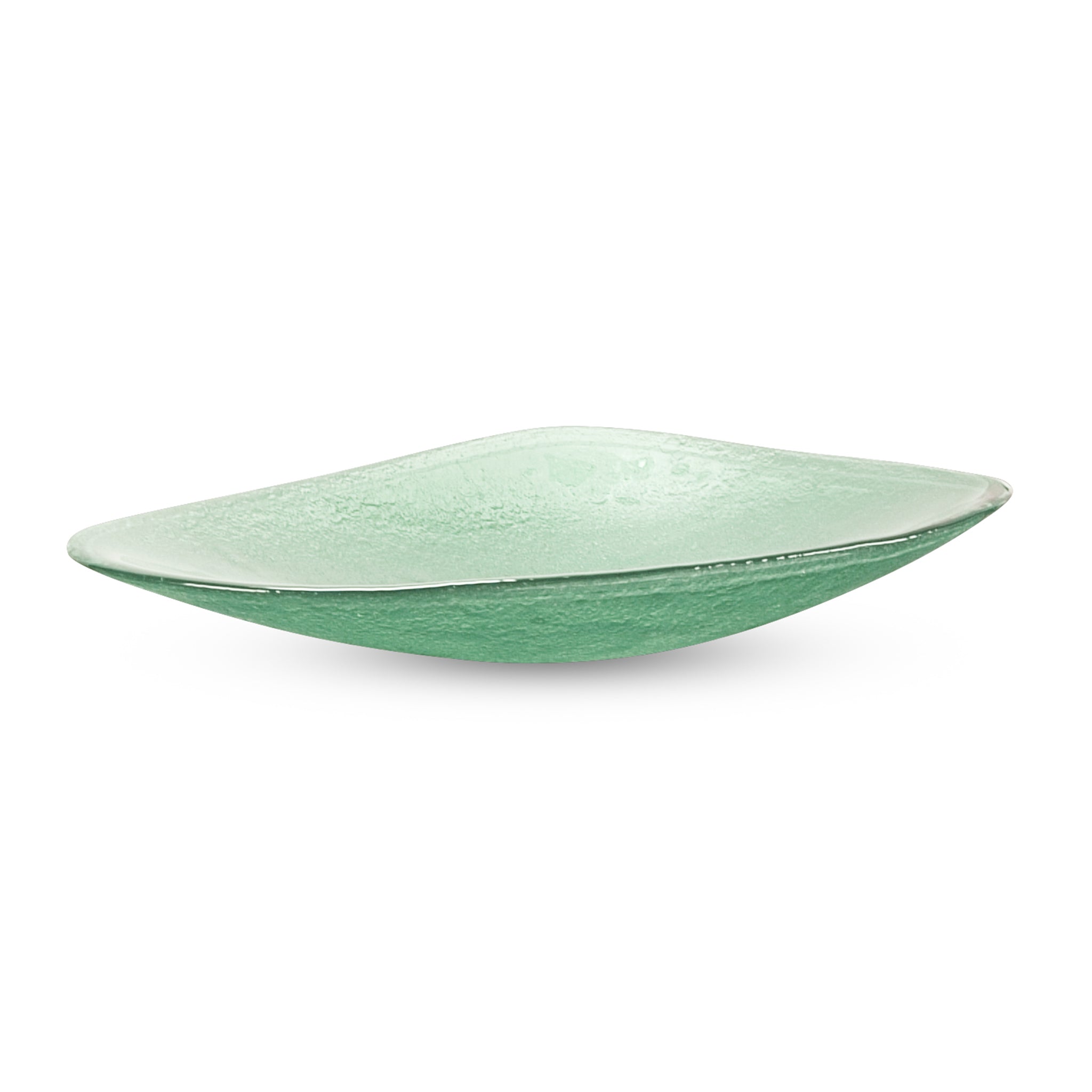 LAS08 Glass Triangular Vessel Sink Bathroom
