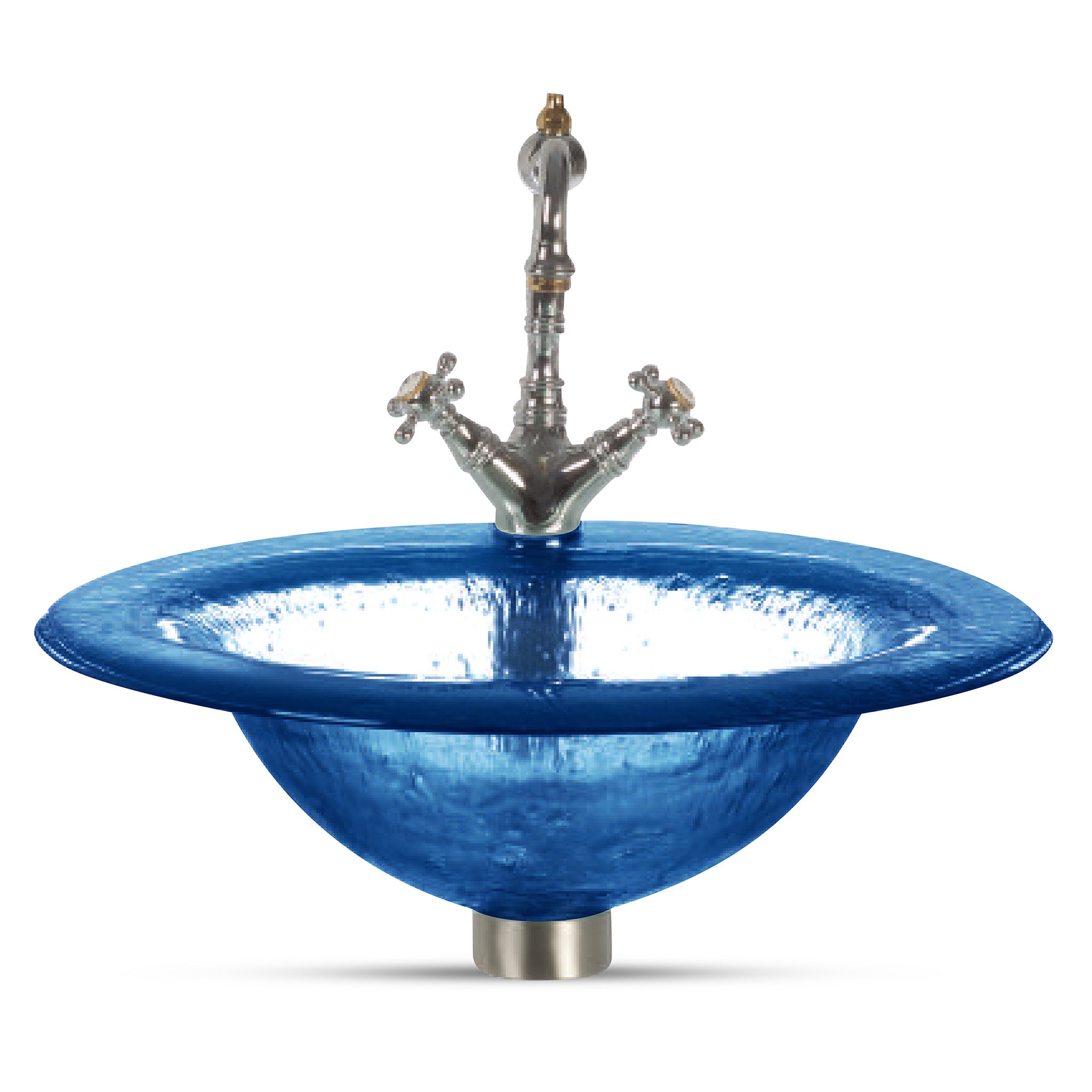 LAS112 3/4’’ (18mm)  Thick Round – Drop-In Basin with Oval Sink