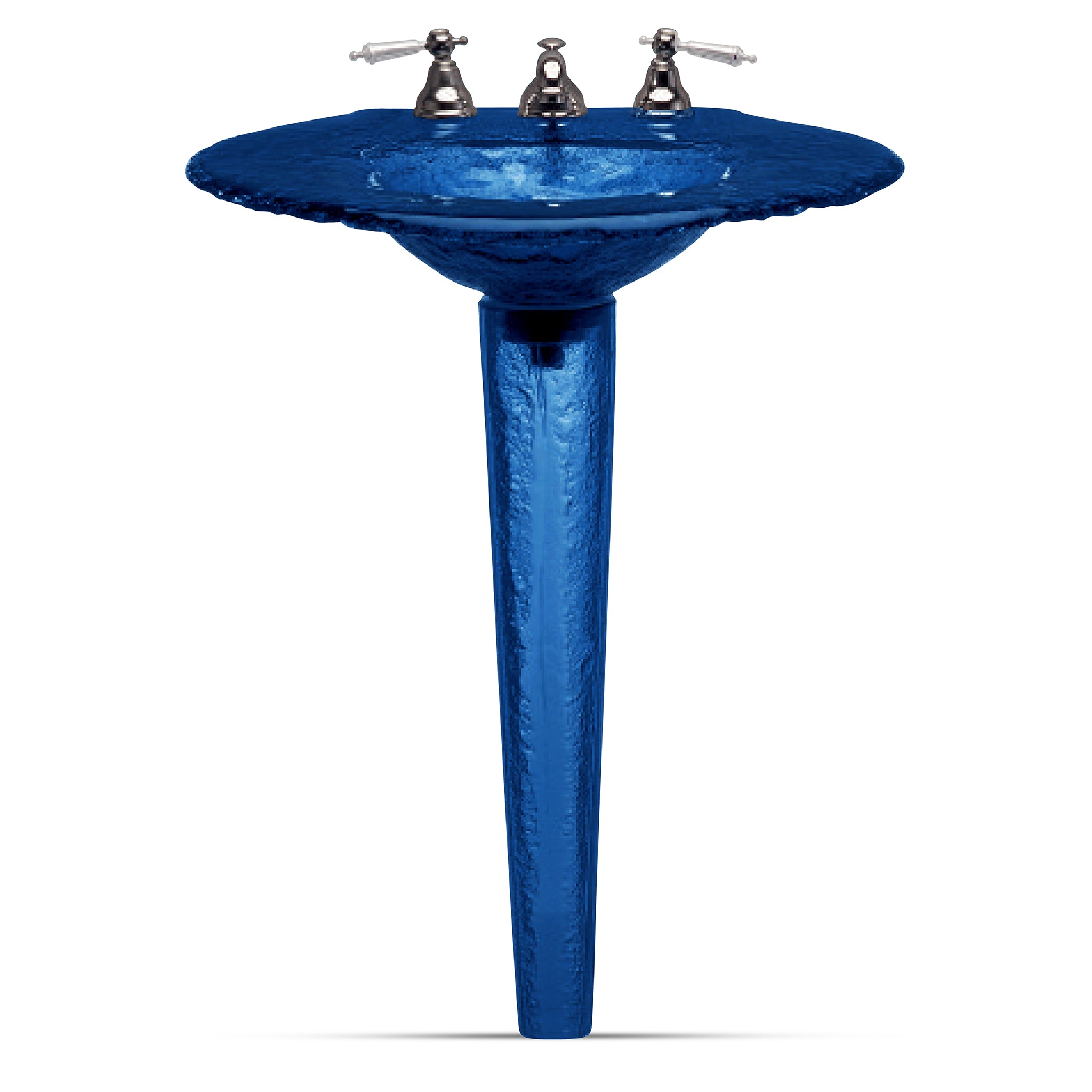LAS120 Large Round Basin on Small Pedestal