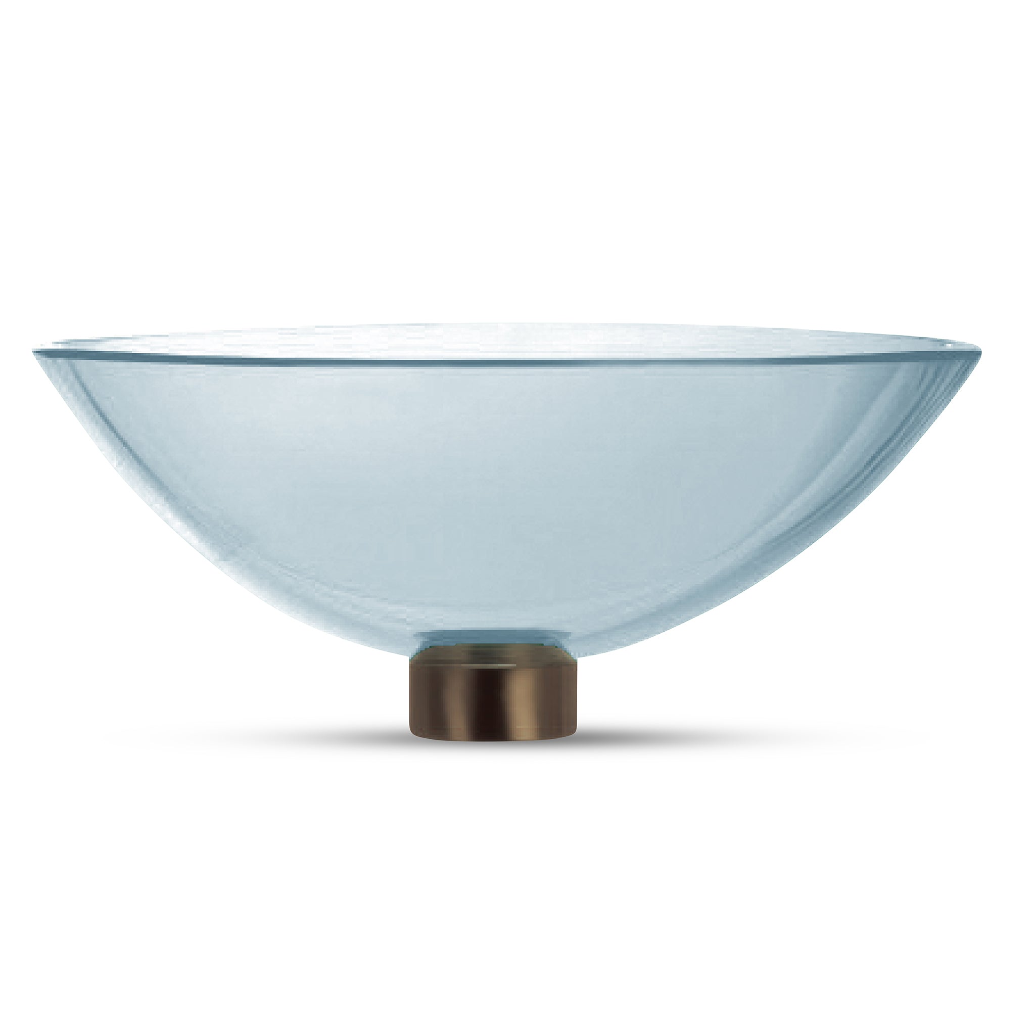 LAT112  Ultra Translucent Glass Round Wash Basin